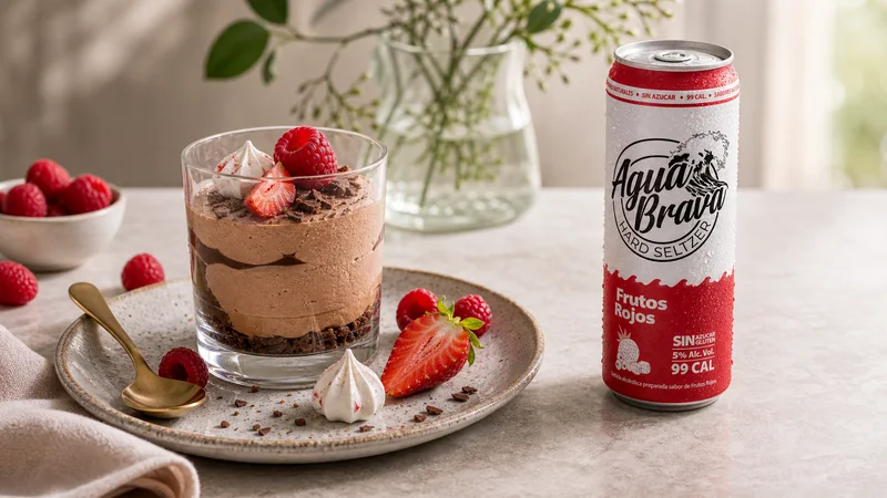 Spritz Frutos Rojos de Verano: receta con Agua Brava